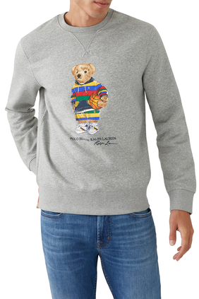 Active Bear Print Sweatshirt